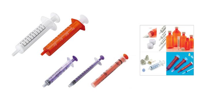 Plastic Oral Disposable Syringes with Tip Cap for Kids